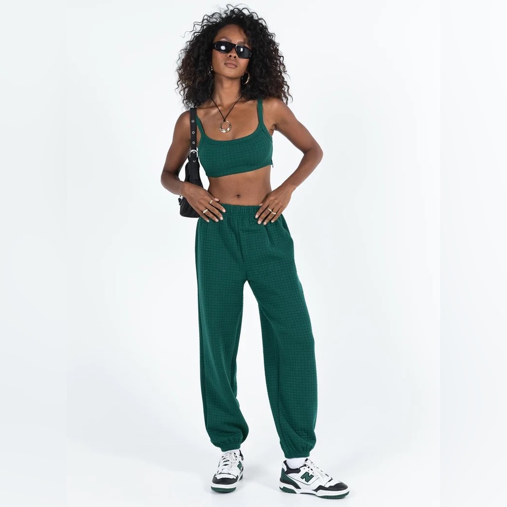 Princess Polly Arabella Set - Forest Green